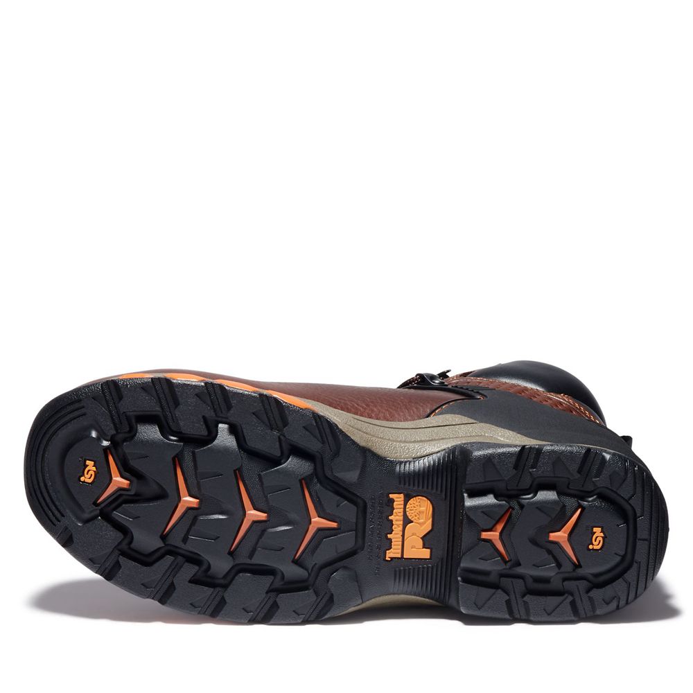 Botas de Trabajo Timberland Hombre Pro® Hypercharge 6\" Comp Toe Marrones/Negras - Chile AEJ-703918